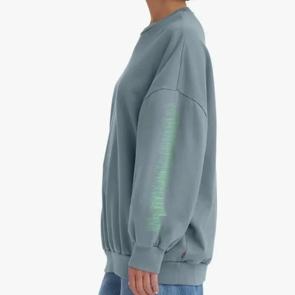 Levi's The Force of Nature Sterling Blue oversized sweater NWT Size medium - Picture 10 of 12